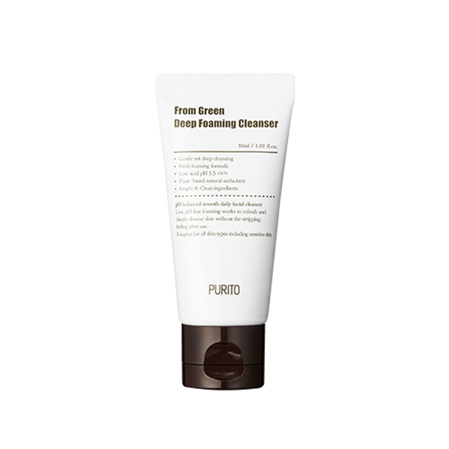Purito – Green Deep Foaming Cleanser 30 ml k beauty