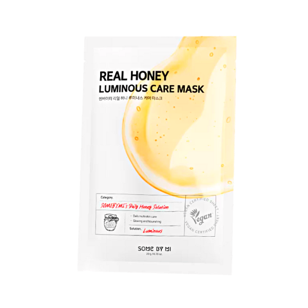 Some By Mi – Real Honey Luminous Care Mask k beauty