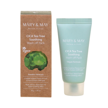Mary & May – CICA Tea Tree Wash off Pack 30 g k beauty