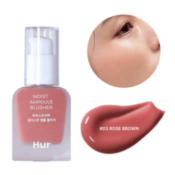 House of Hur – Moist Ampoule Blusher – Rose Brown (03) 20ml k beauty