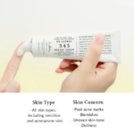 345 Relief Creme til alle hudtyper - beroliger og fugtgiver, ideel til sensitiv og acne-udsat hud, med indhold af ceramider og naturlige ingredienser.